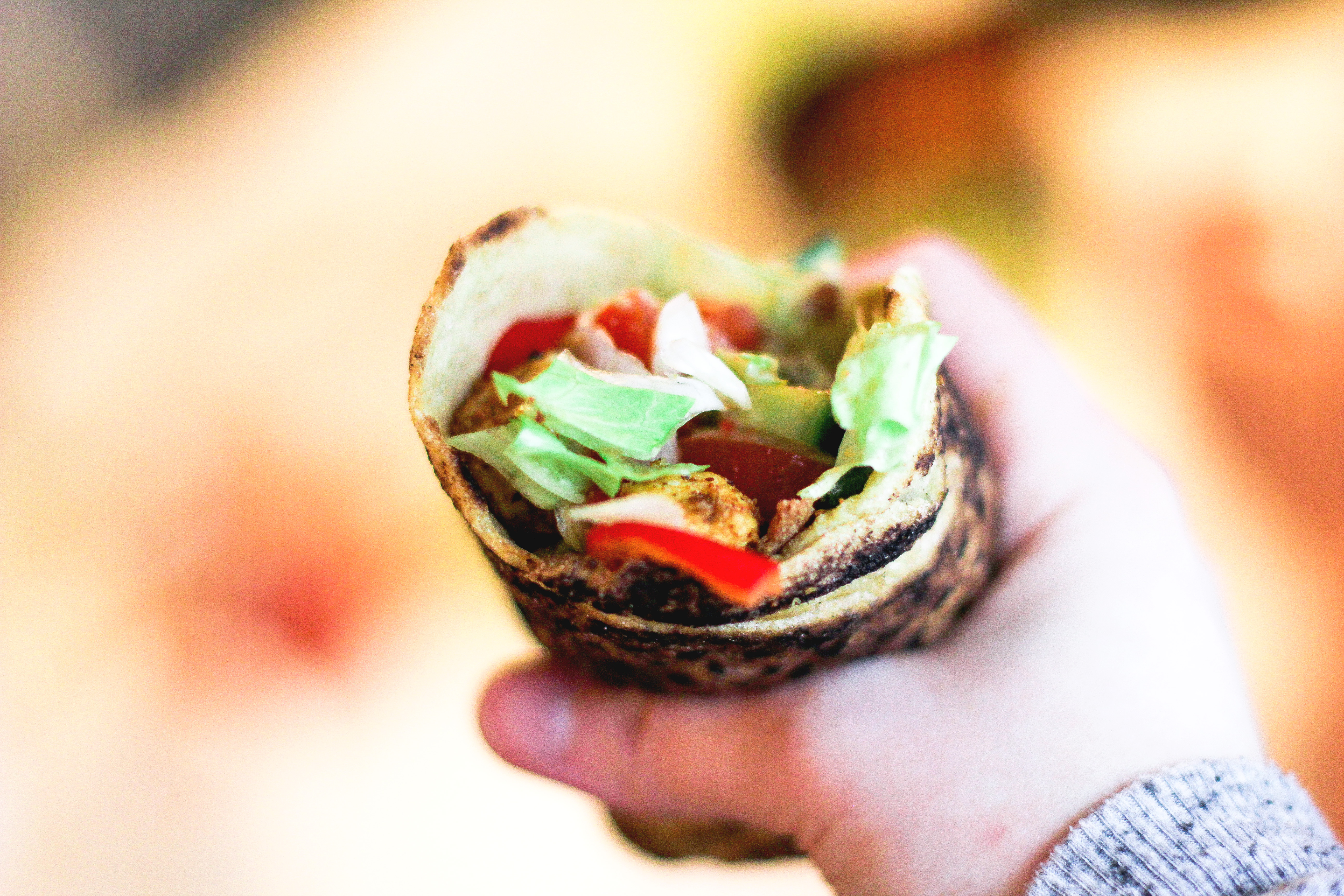 Glutenfria tortillabröd Glutenfria tortillabröd med grönsaker