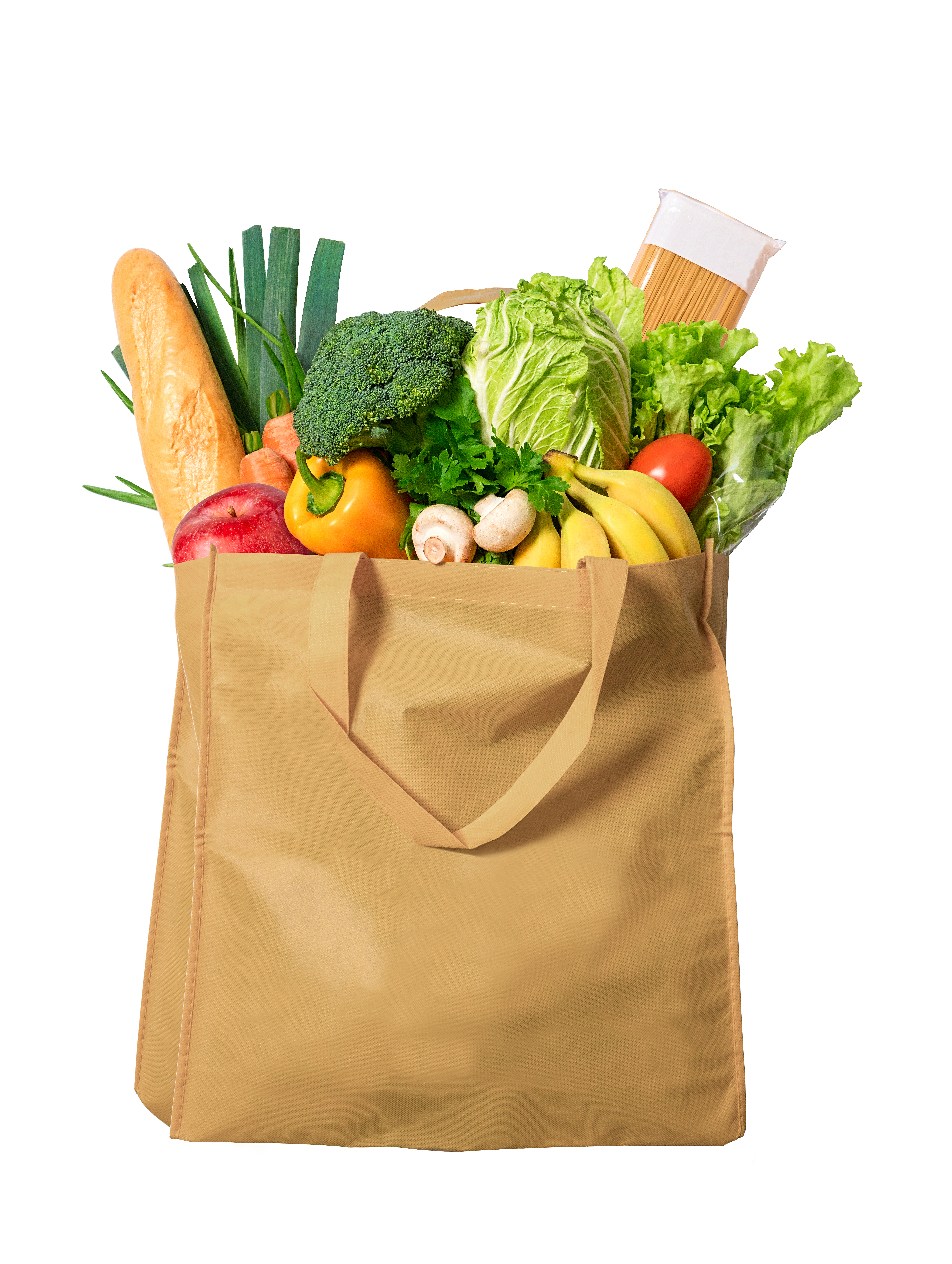 Foto: Shutterstock hacohob Bild på papperspåse fylld med grönsaker