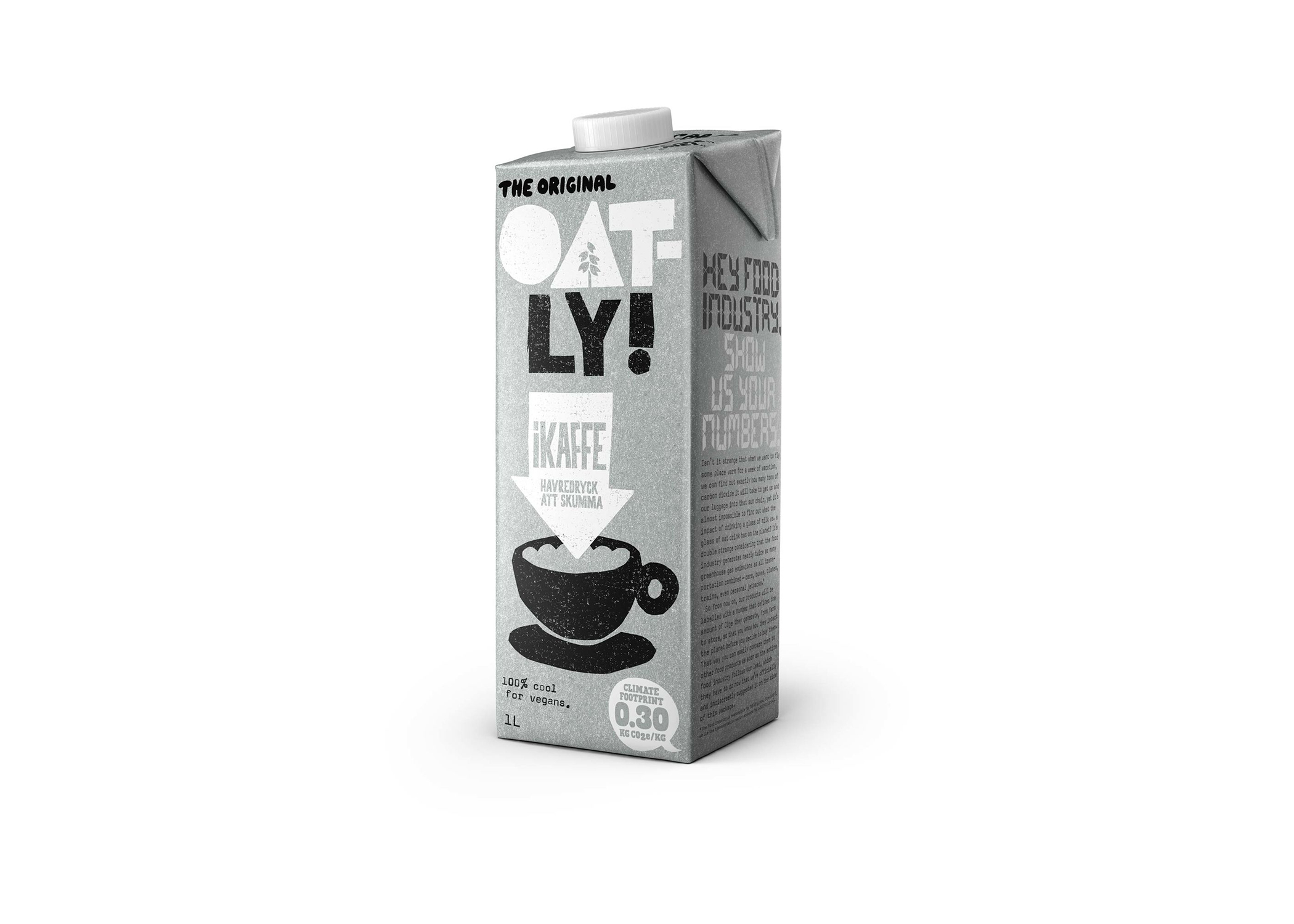 Vegansk havredryck ikaffe från Oatly