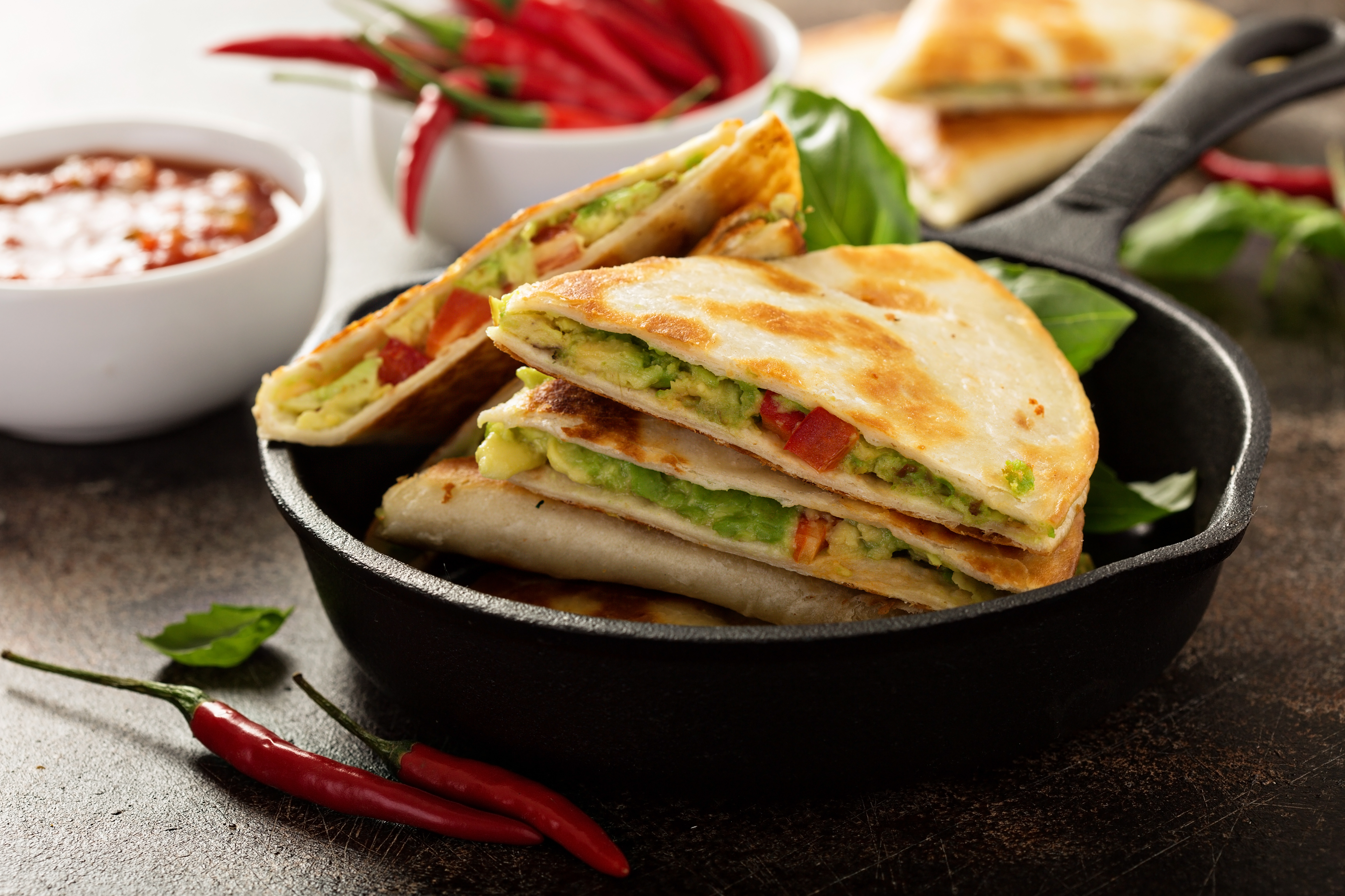veganska quesadillas