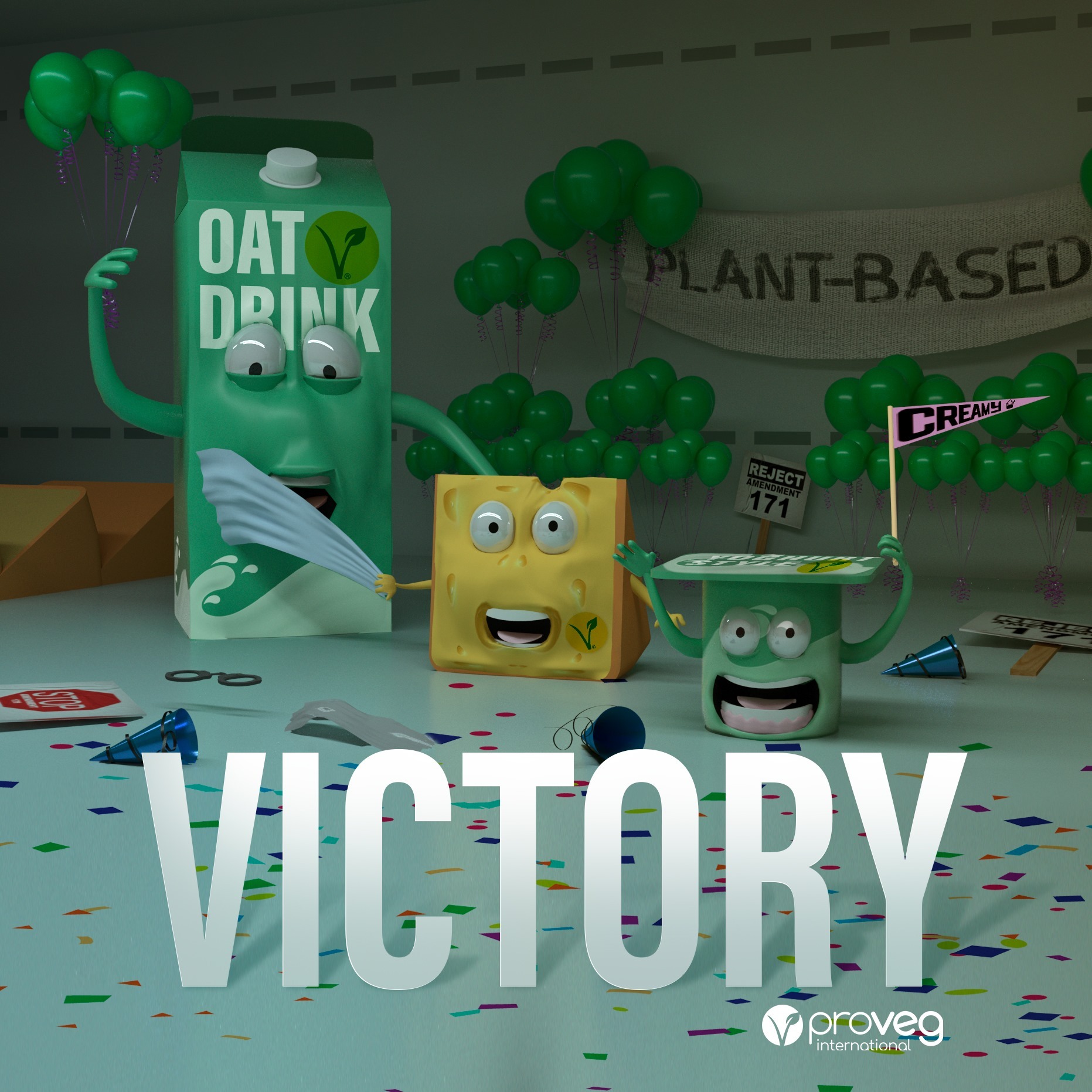 Foto: ProVeg victory för mjölken
