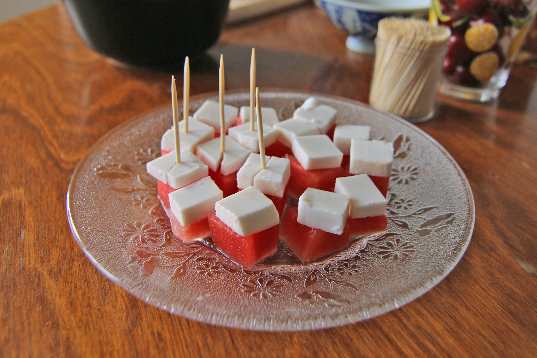 melon fetaost nibbles