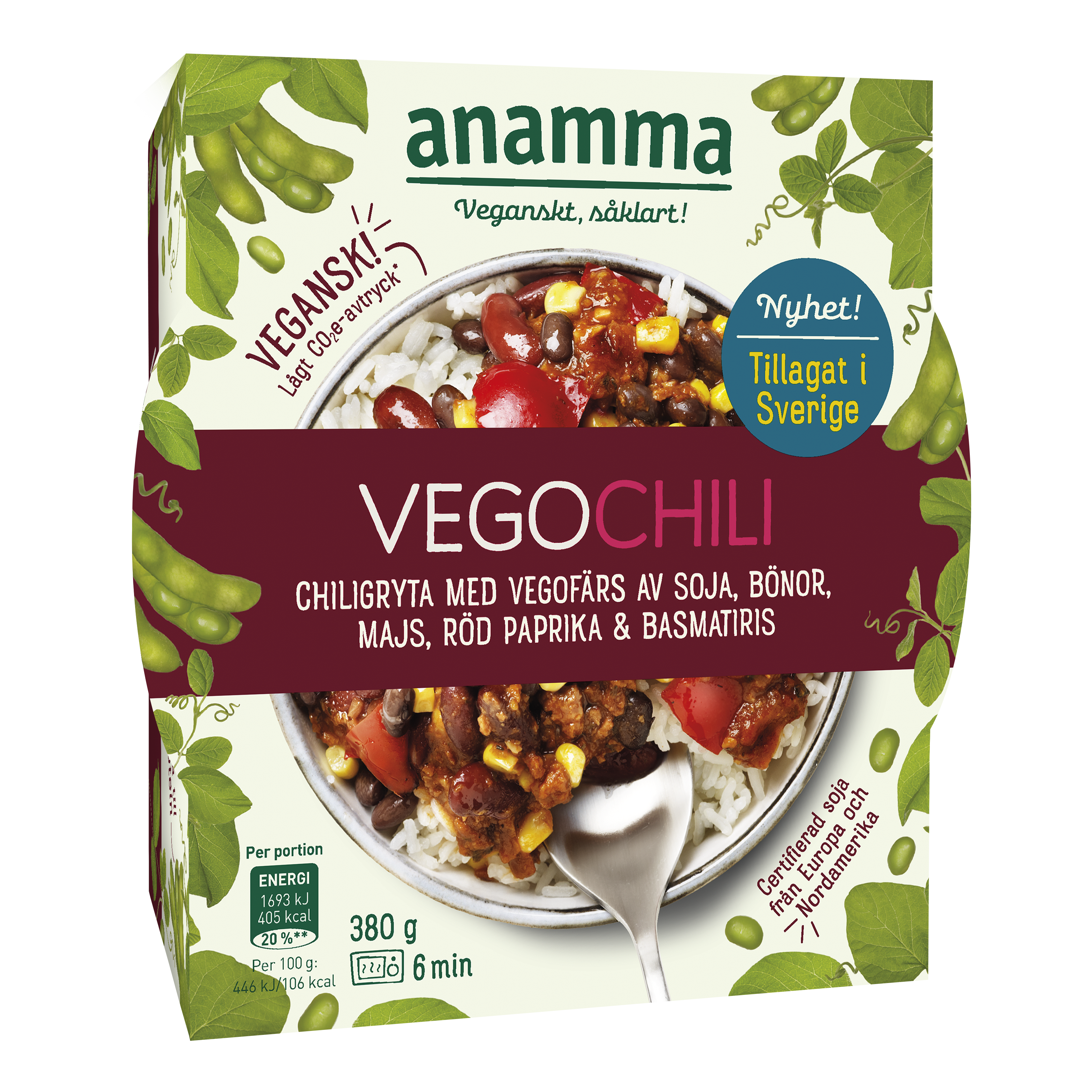 Anamma vegobowl Vegochili