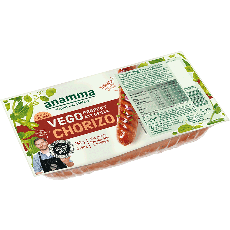 Jävligt Gott Anamma Vegochorizo
