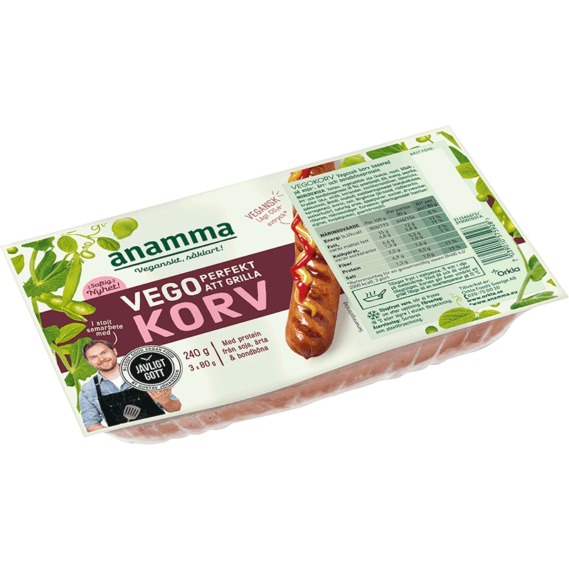Jävligt Gott Anamma Vegokorv
