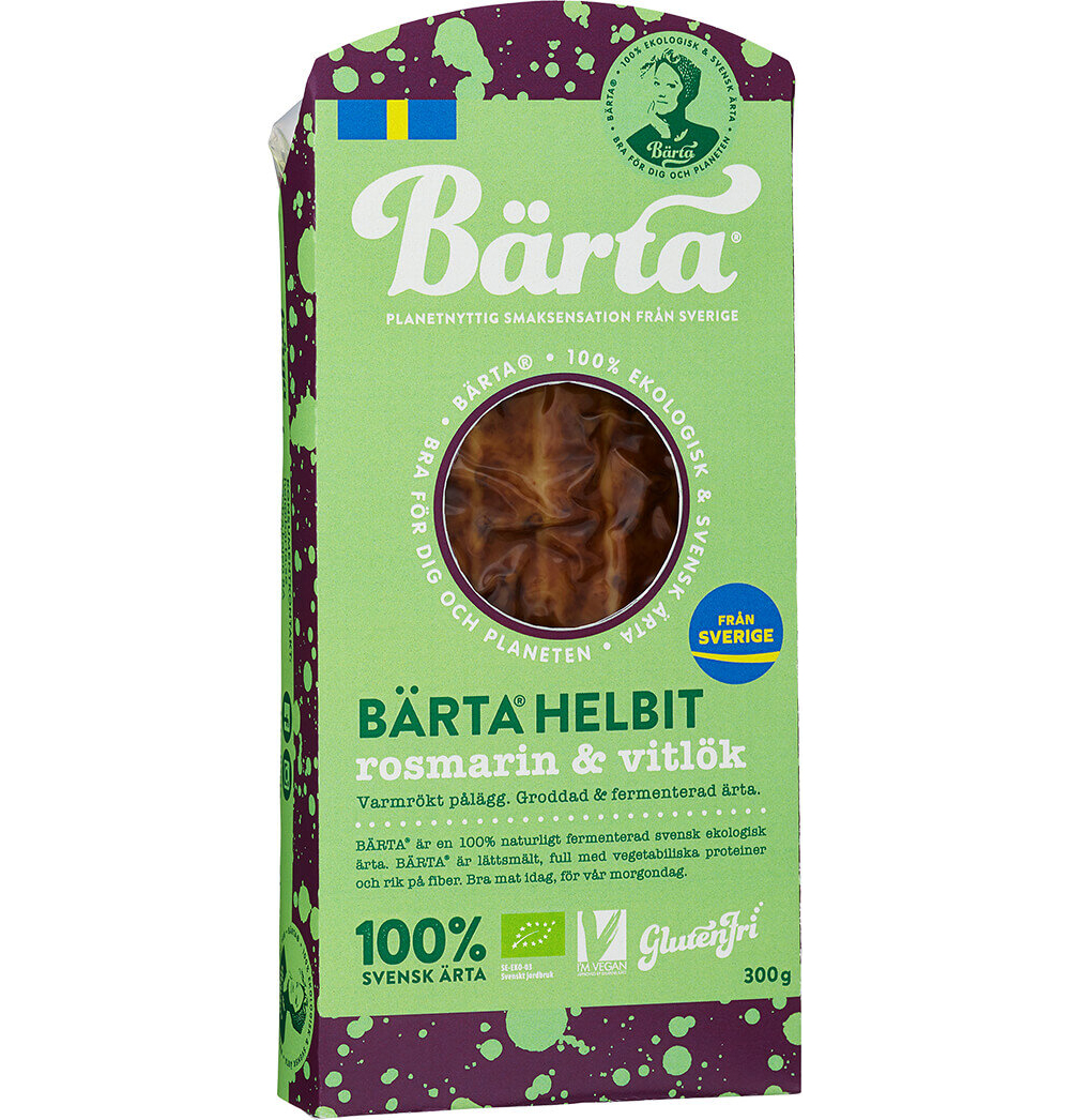 Bärta Helbit, rosmarin & vitlök, i förpackning