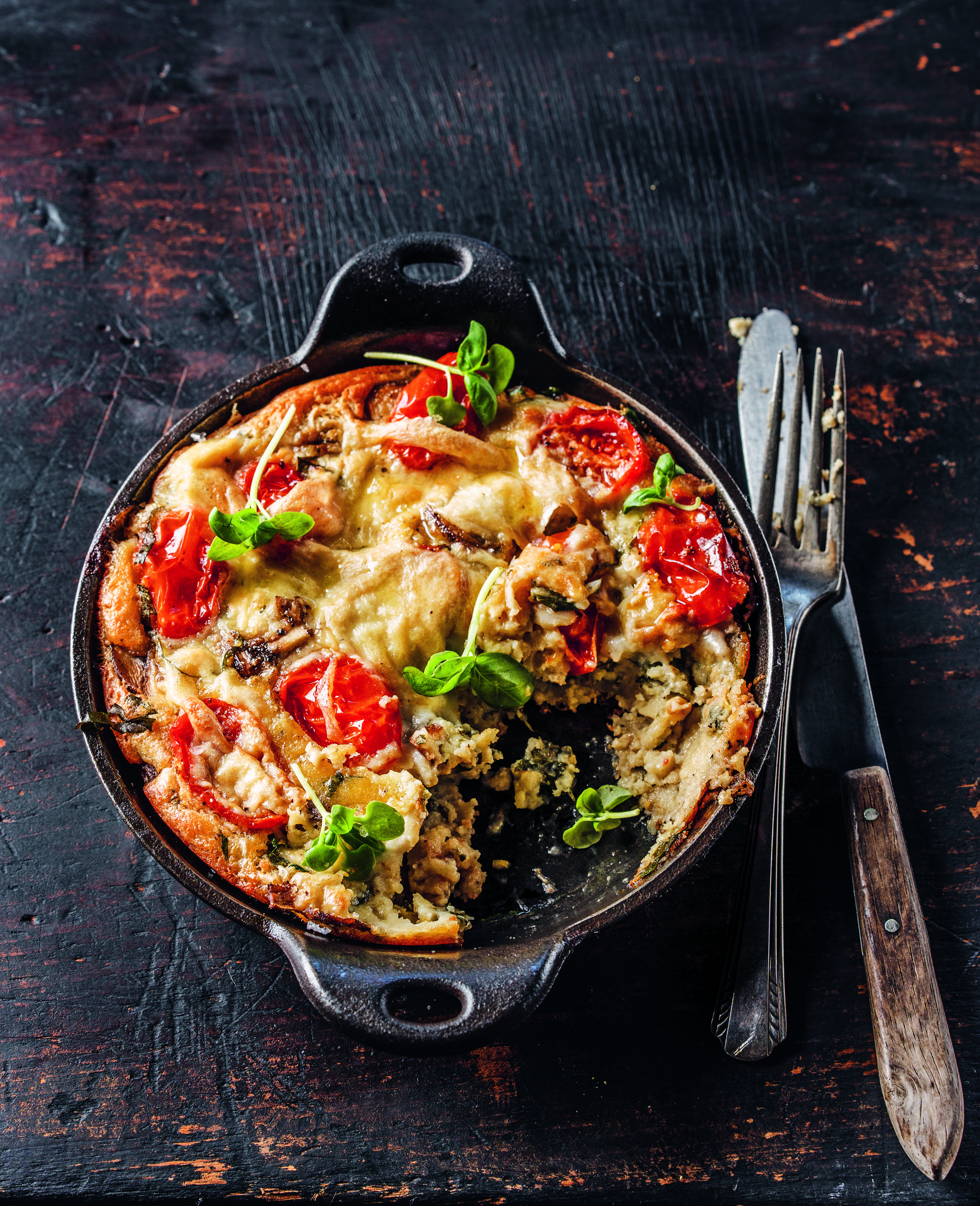 Foto: Vegana Italiana Vegansk frittata
