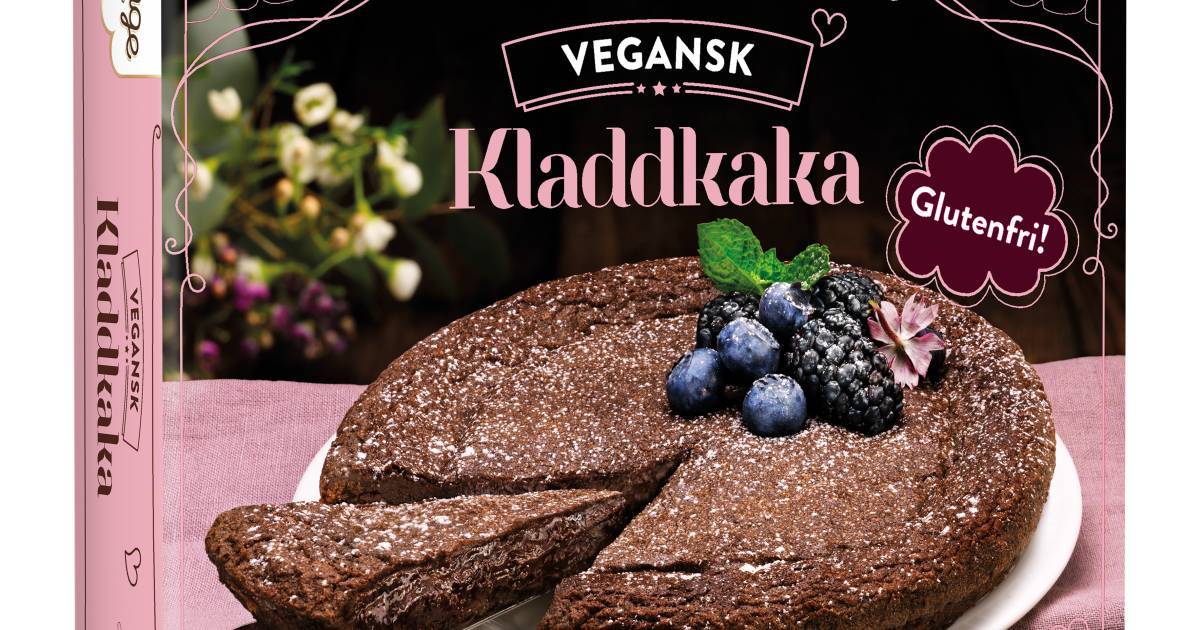Ny vegansk kladdkaka från Frödinge Välj Vego En