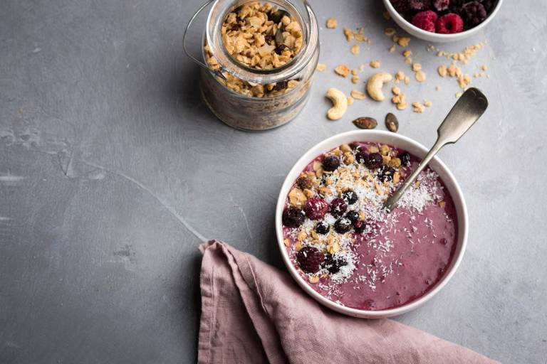 Vegansk smoothie bowl