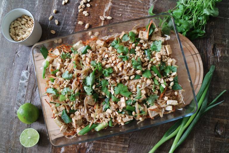 One pot vegansk pad thai 