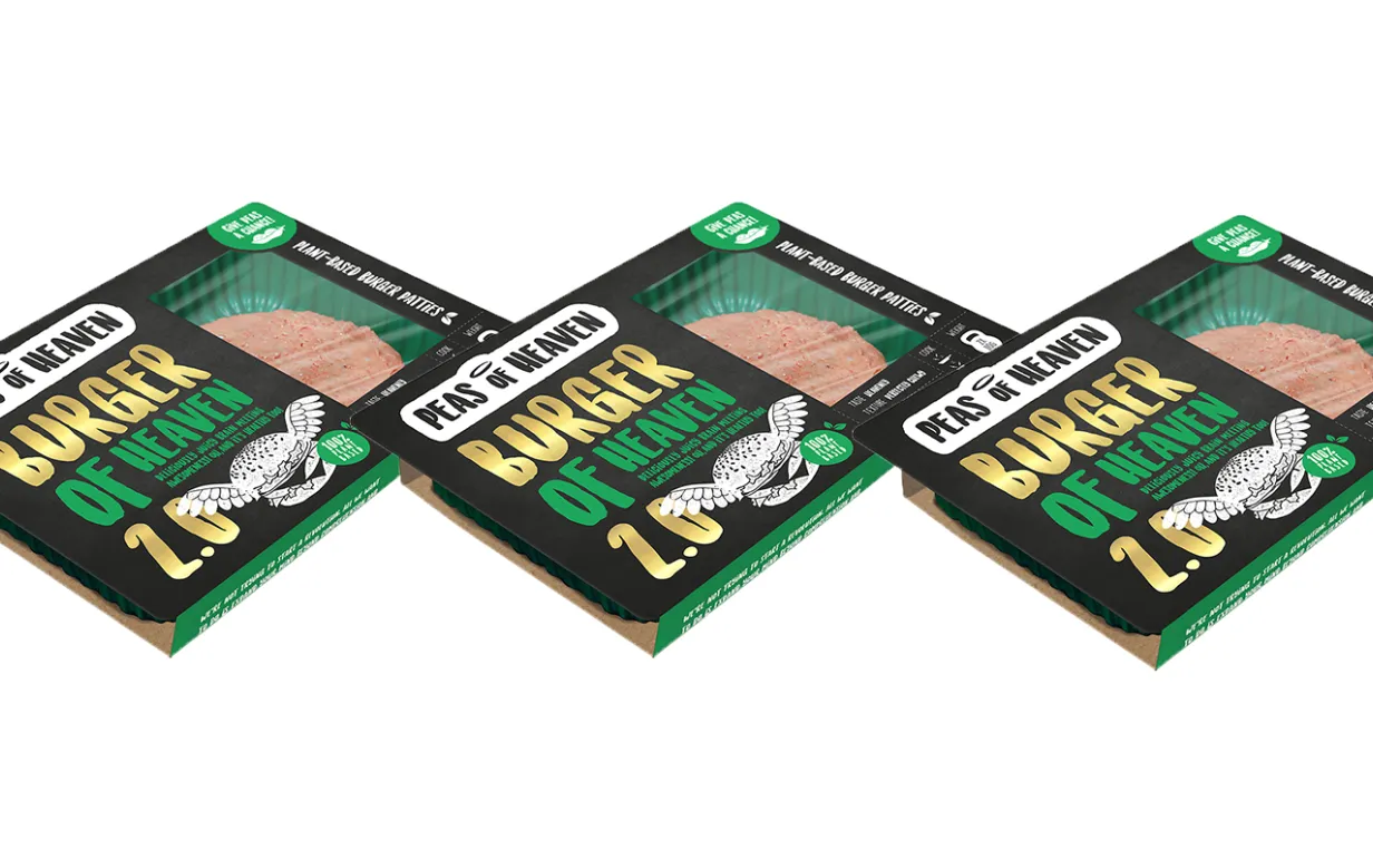 Vegansk burgare av Peas of Heaven