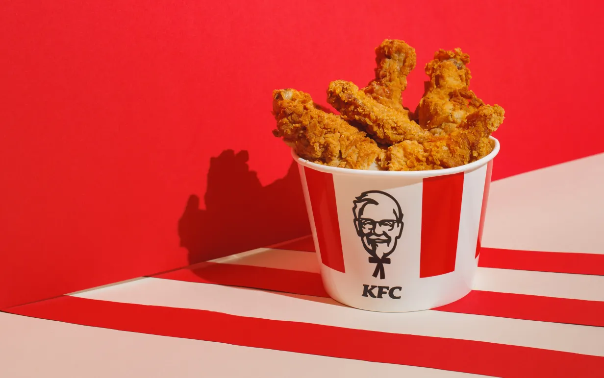 Nuggets från KFC i en behållare