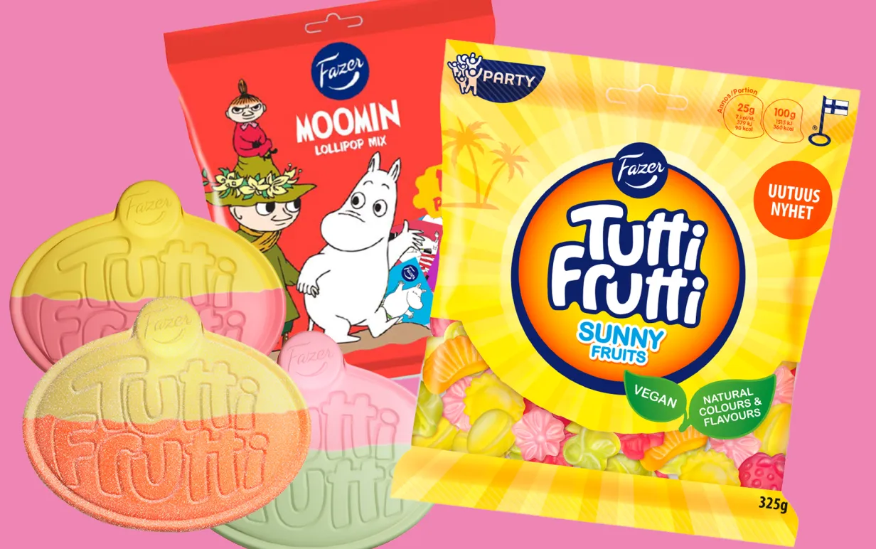 Fazer sommarnyheter godis