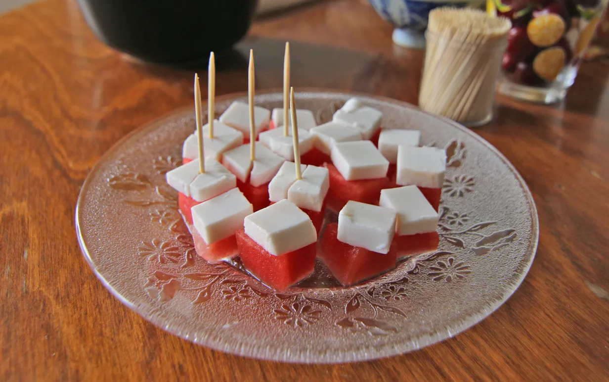 melon fetaost nibbles