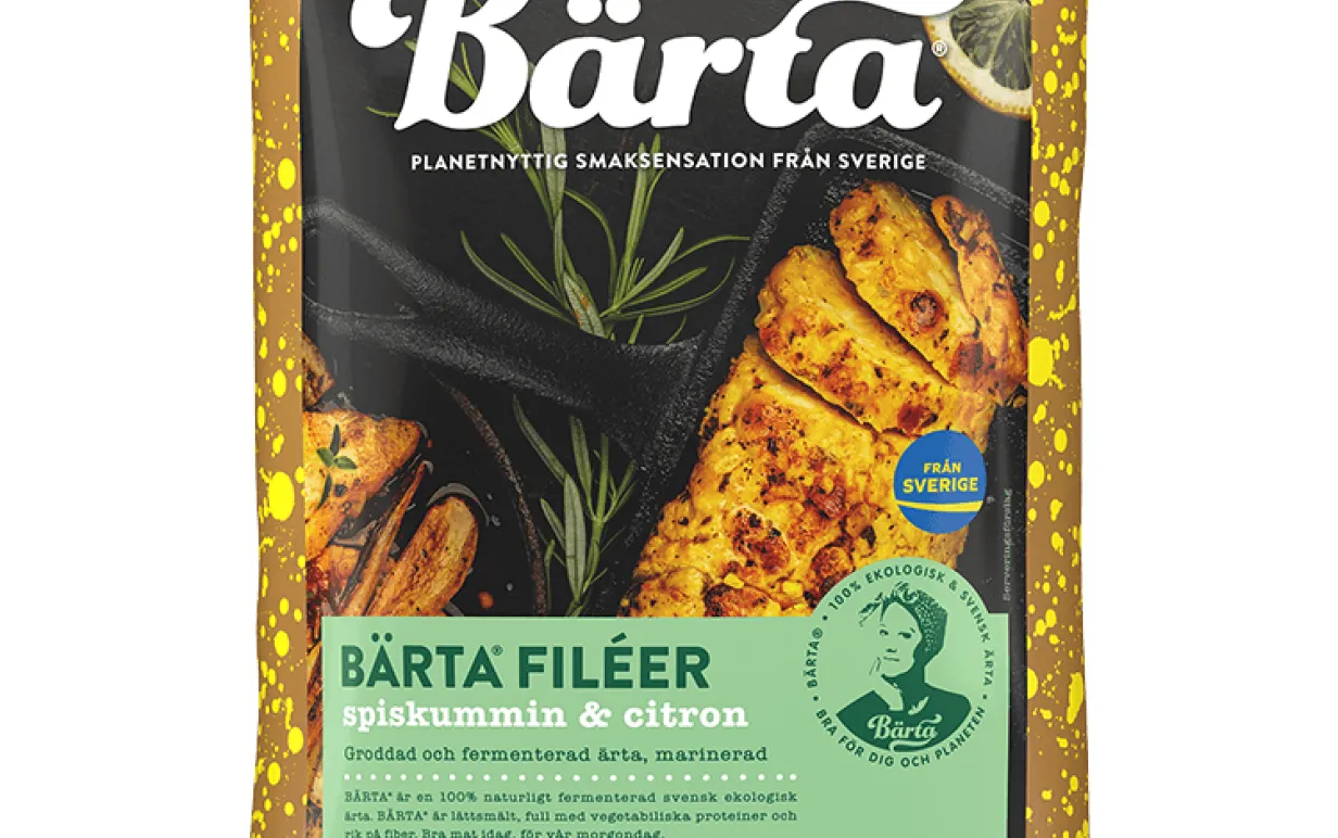 Bärta filéer, spiskummin &amp; citron, i förpackning