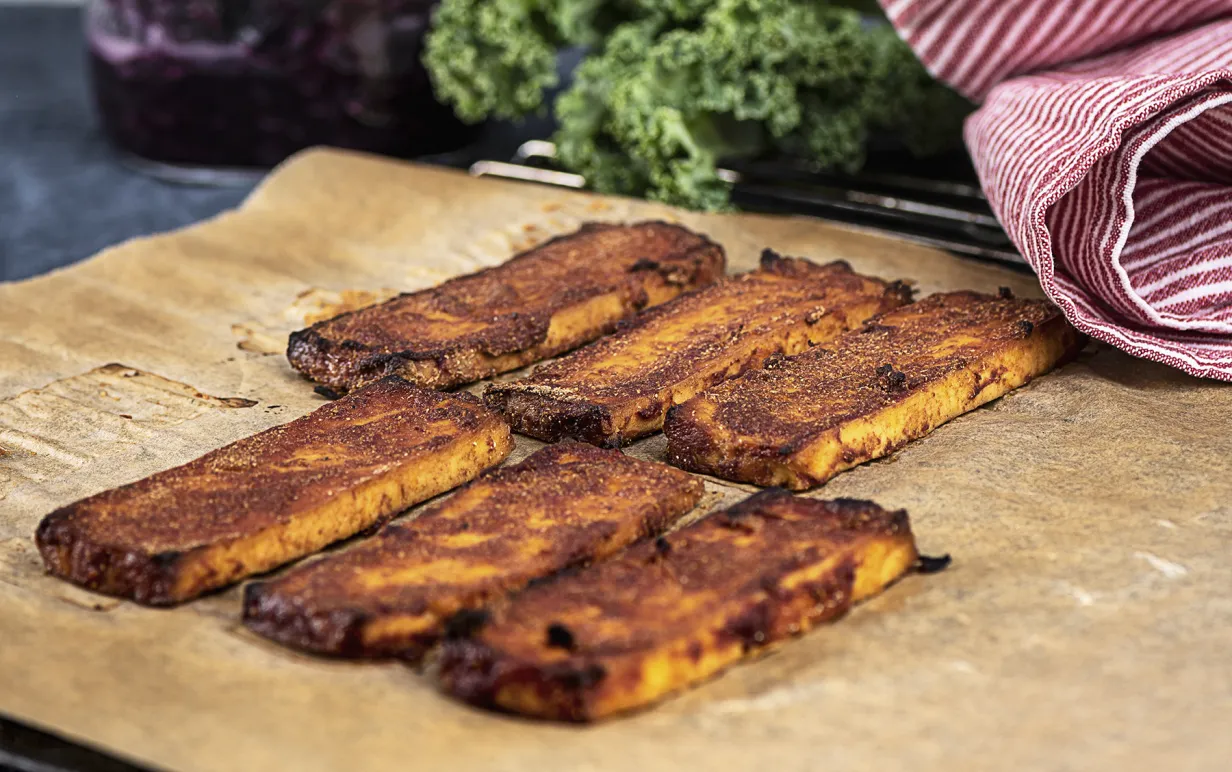 BBQ-marinerade tofuribs