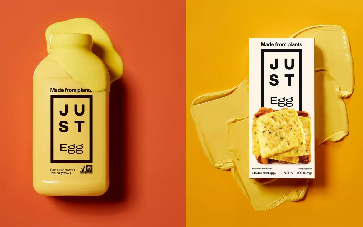 Två bilder med äggersättning bredvid varandra