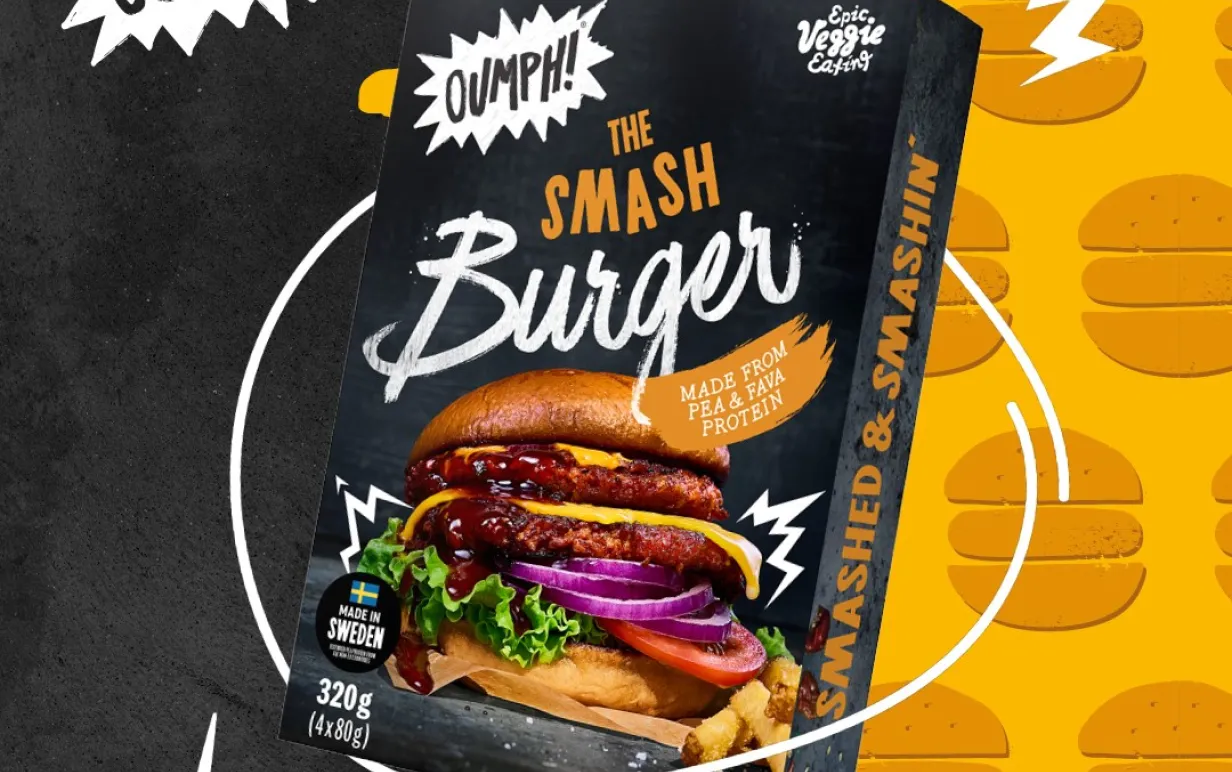 En produkt från oupmh! mot en orange och svart bakgrund.