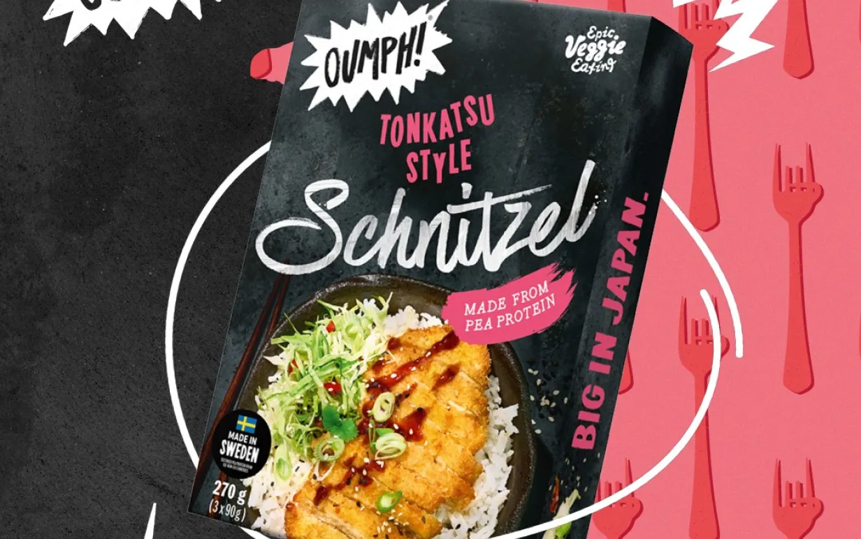 En produkt från oupmh! mot en röd och svart bakgrund.