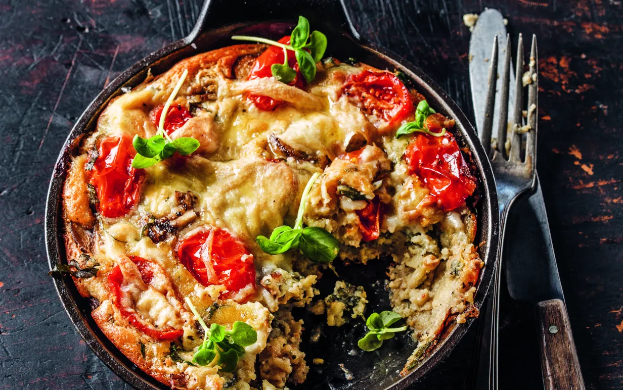 Vegansk frittata