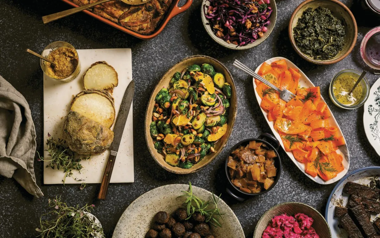 Växtbaserat julbord