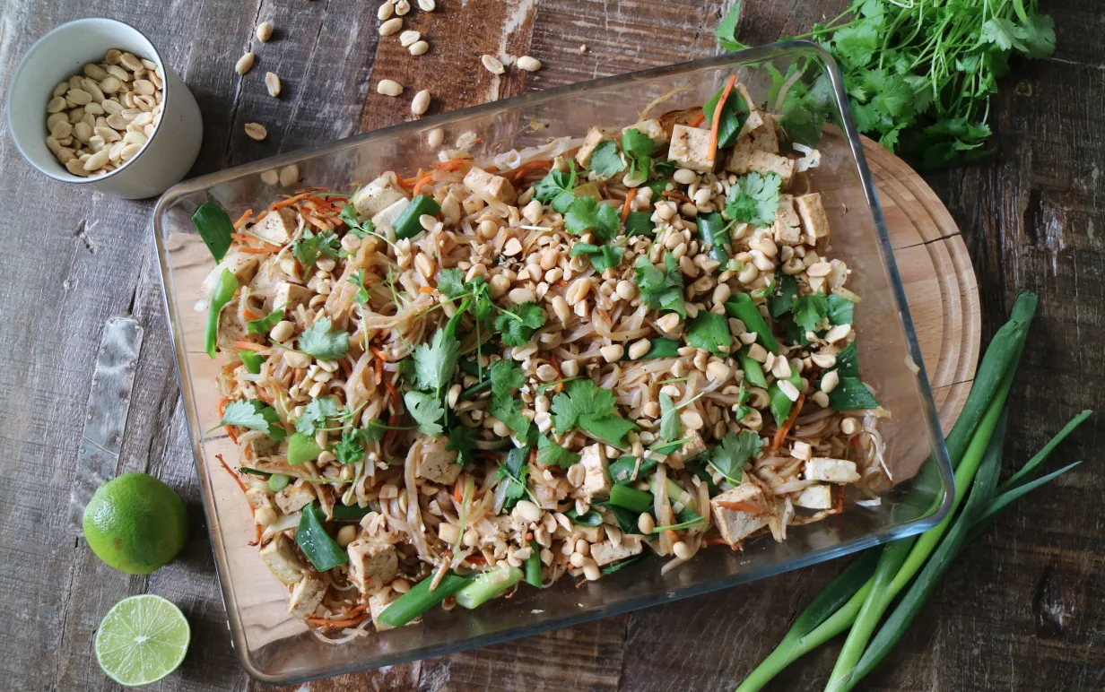 One pot vegansk pad thai