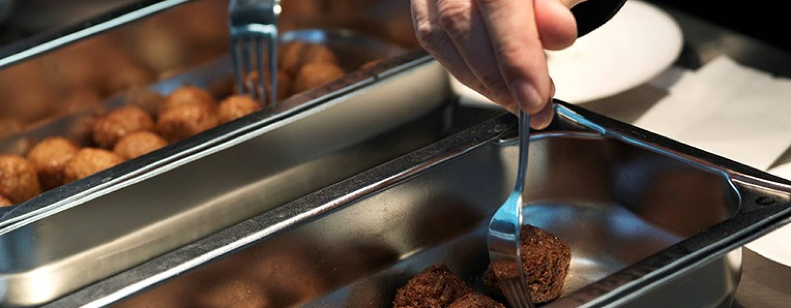 Köttfria köttbullar i kantiner