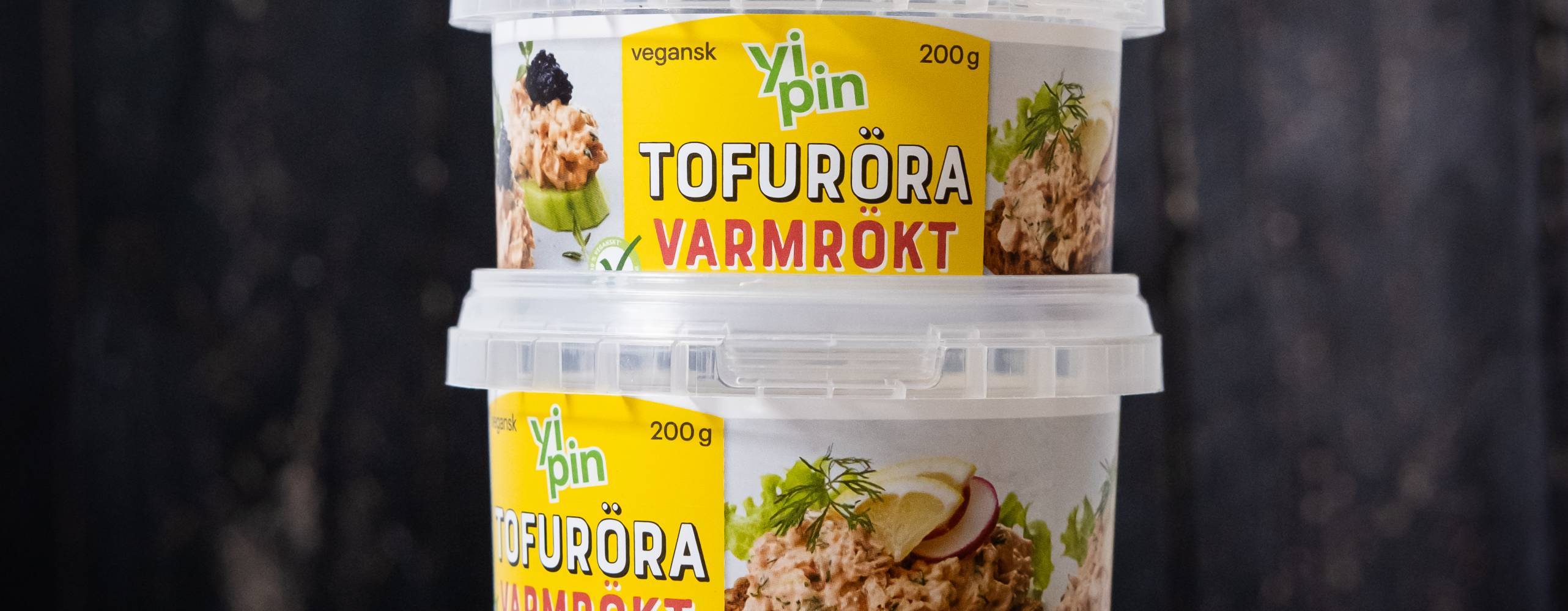 tre förpackningar yipin varmrökt