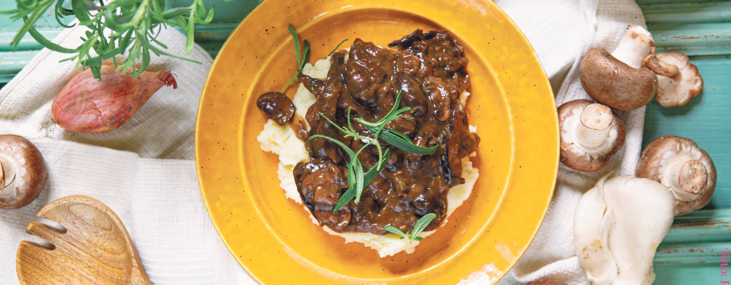 Vegansk champignon au vin skapad av Vegansk matlåda