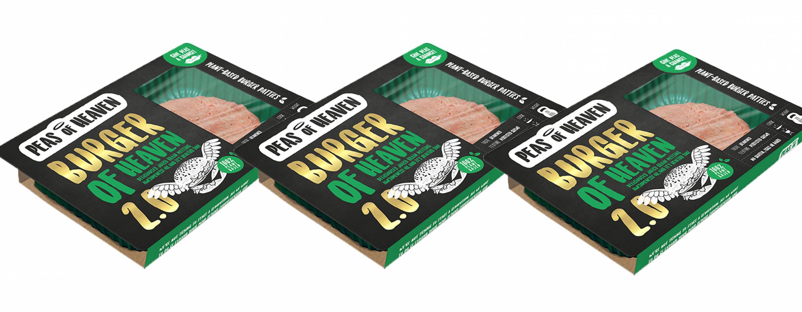 Vegansk burgare av Peas of Heaven