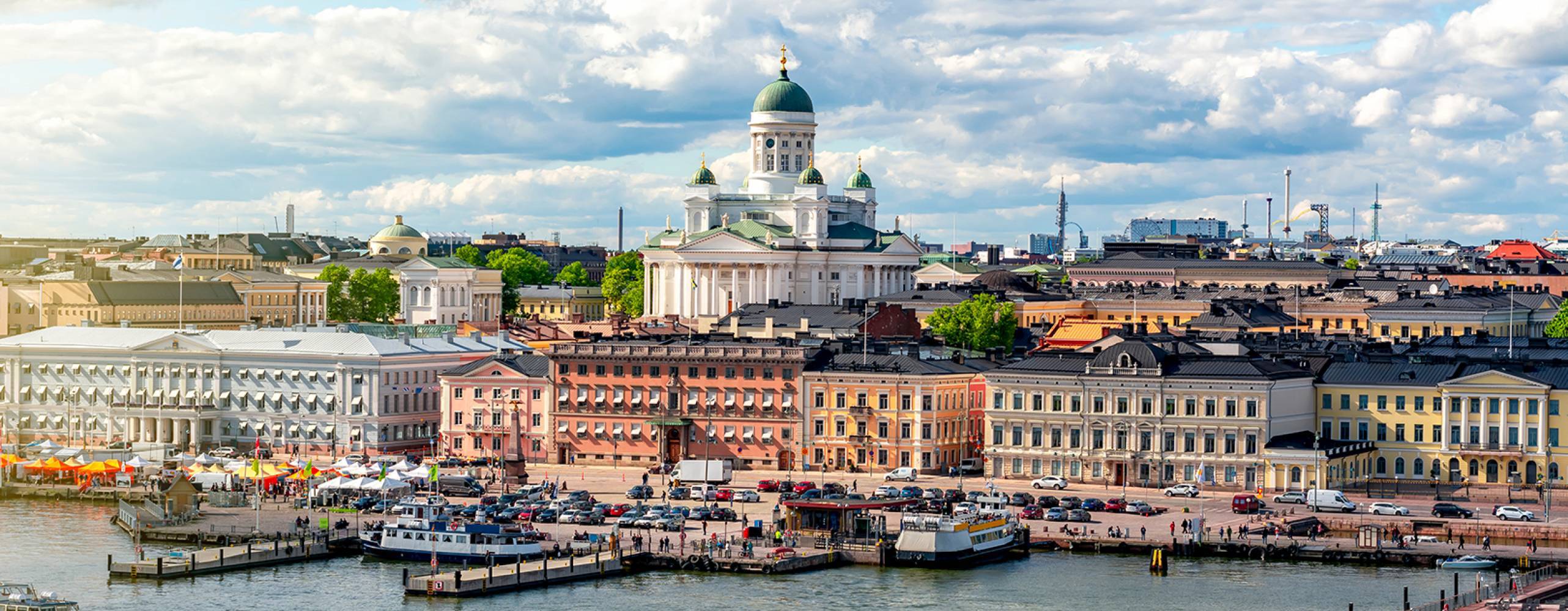 Foto: mistervlad / Shutterstock Vy över Helsingfors