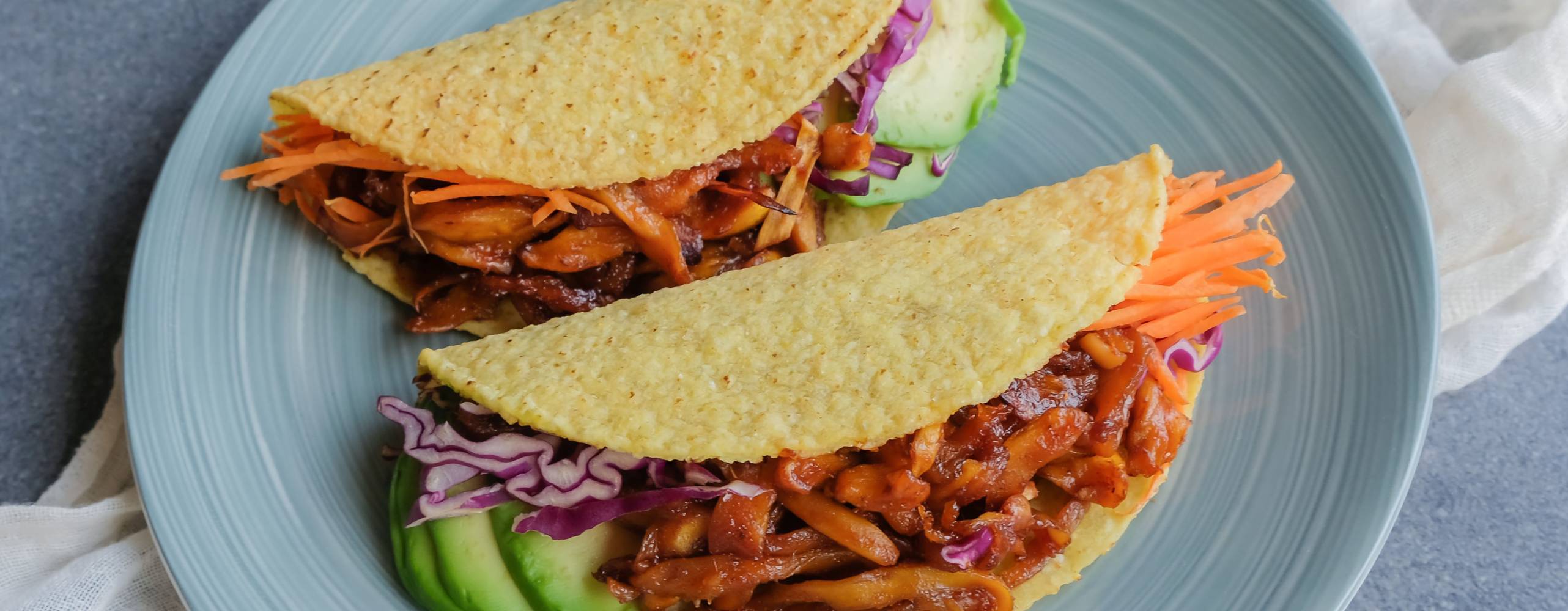 Veganska jackfruit tacos