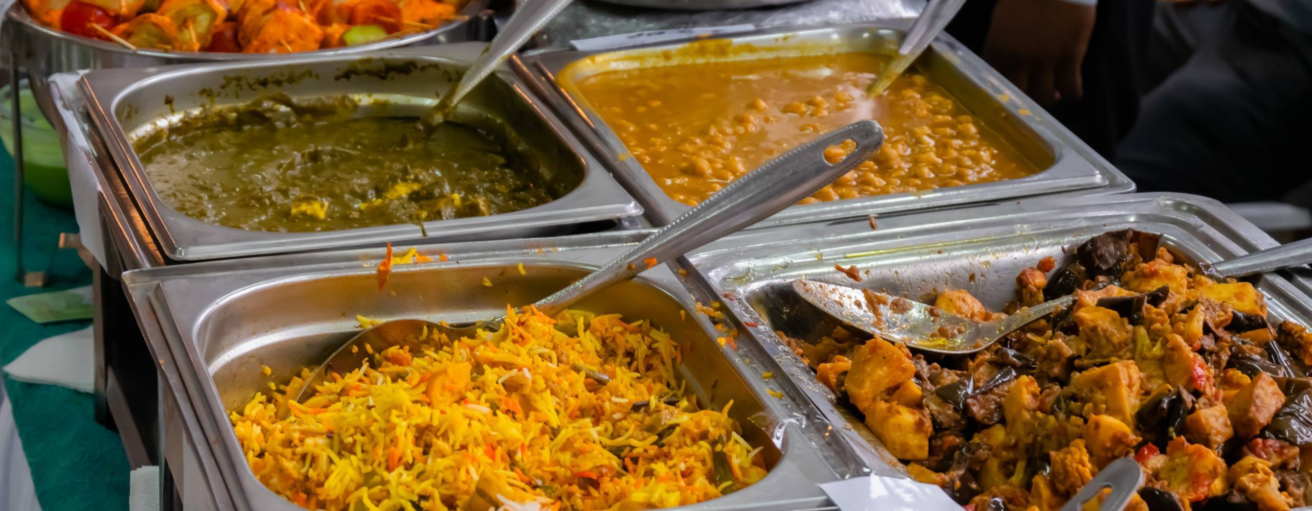 vegansk indisk buffet